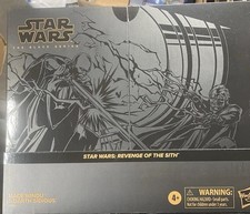 STAR WARS THE BLACK SERIES  MACE WINDU VS DARTH SIDIOUS FIGURES IN HAND MIB NYCC