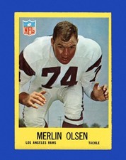 1967 Philadelphia Set-Break # 94 Merlin Olsen VG-VGEX *GMCARDS*