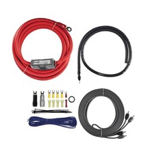 T-SPEC® v8 SERIES 1,500-Watt 4-Gauge Mini-ANL Amp Installation Kit with RCA...