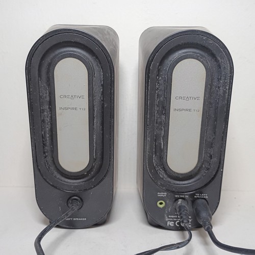 Creative Labs Inspire T12 2.0 Multimedia & Computer Speaker System - Black - Picture 3 of 5