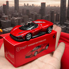 CR Bburago 1:64 Red Ferrari Daytona SP3 Racing Sports Model Diecast Metal Car