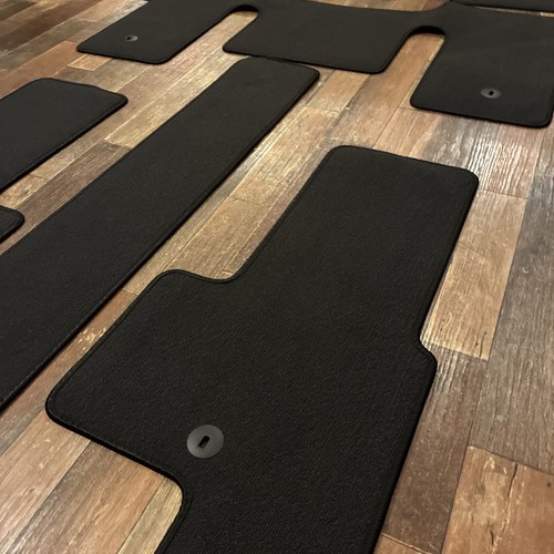 2022-25 Kia Carnival 7 Seat OEM Black Carpet Floor Mats Set 6 Pc Early Take-Outs - Picture 14 of 20