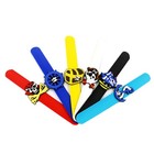 12pcs Children Slap Bracelet Pirate Wristbands Decoration Silicone Bracelet for