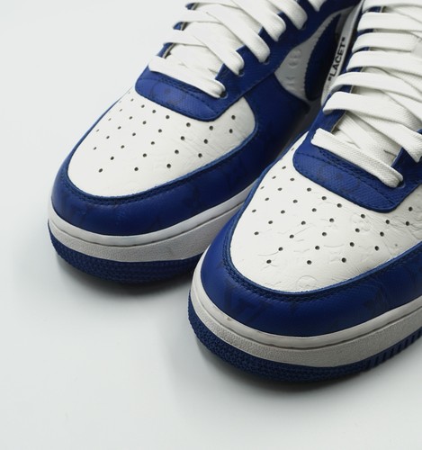 Louis Vuitton X Nike Air Force 1 Low Royal Blue White | UK 8,5 / US 9 | ORIGINAL✅ - Bild 8 von 9