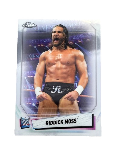 Excellent: 2021 Topps Chrome WWE Riddick Moss Trading Card - Bild 1 von 2