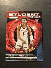 2024 Prizm Draft Pick Student Orientation #12 Bronny James Jr Rookie Card USC RC