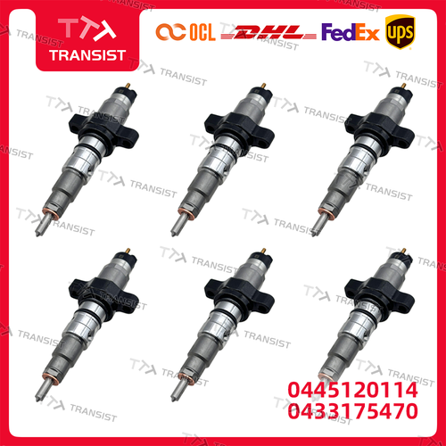 Inyector de combustible diésel 0445120114 4940051 6 piezas para motor Dodge Ram diésel 2500 - Imagen 1 de 6