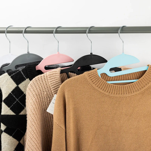 Non-Slip Hangers - Durable Slimline Design, Space Saving 360 Swivel BLUSH PINK - Picture 7 of 8