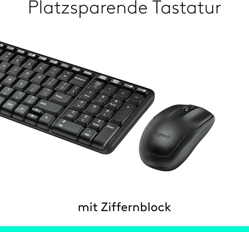 Logitech MK220 Compact Wireless Keyboard and Mouse Combo for Windows, QWERTY US  - Picture 6 of 8