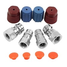 R12 to R134a A/C Air Conditioning Retrofit Connector Adapter Fitting Valve