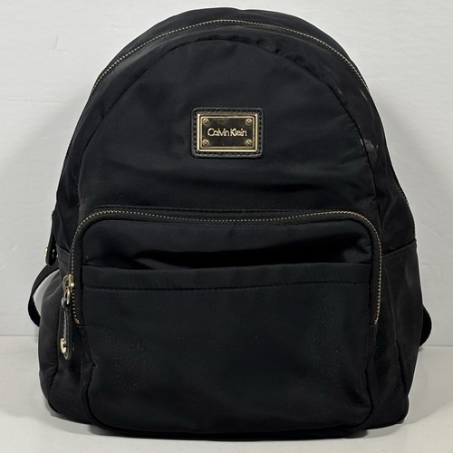 Calvin Klein Damen Mini Rucksack - Schwarz Verstellbar Mehrere Taschen - Bild 1 von 10