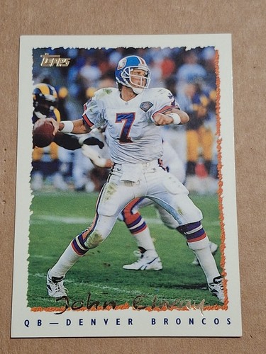 1995 JOHN ELWAY TOPPS HIT LIST NFL CARD #400 DENVER BRONCOS STANFORD CARDINAL - Picture 1 of 2