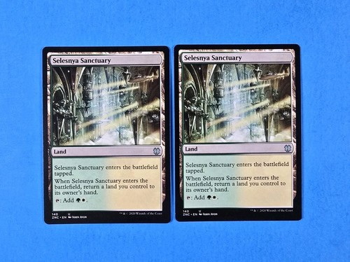 2x Selesnya Sanctuary Zendikar Rising Commander 2020 ZNC Mtg Magic Card Land 140