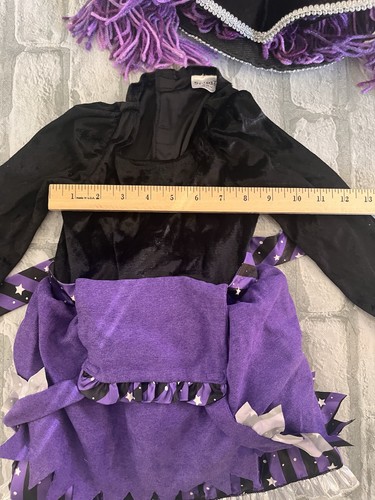 Entzückendes lila Hexe Halloween Kostüm für Mädchen 18-24 Monate - Bild 15 von 17