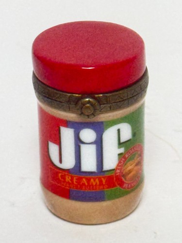 New ListingJif Peanut Butter 1998 Trinket Box Phb by Midwest of Cannon Falls No Peanut