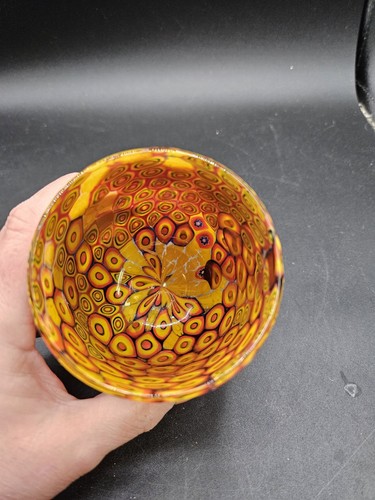 VTG. Murano Glass Tumbler Millefiori Verre De Murrano - Picture 5 of 10