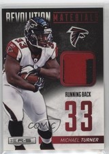 2012 Panini Rookies & Stars Revolution Materials Prime /49 Michael Turner #32