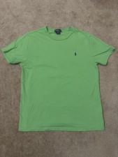 Ralph Lauren Boys Crew Neck T Shirt Medium 10-12 Green