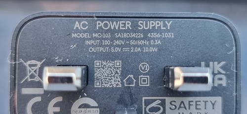 New 10w Mobile charger + 1m 'USB Type C' cable Universal Tablet Mobile Charger - Picture 7 of 7