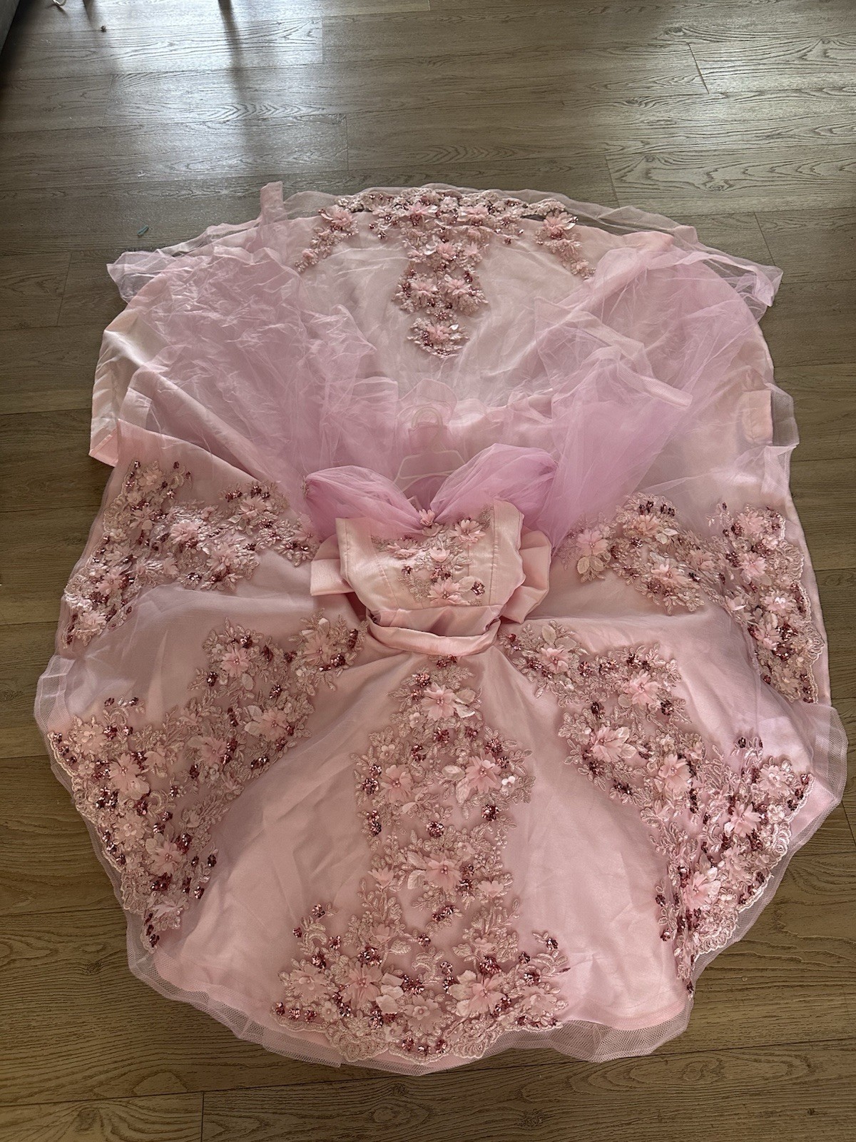 Elegant Brand New Pink 2 Peice Girls Dress Size 3-6 Months