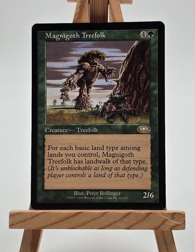 Magnigoth Treefolk Planeshift (PLS) Magic inglese (pastori di alberi Magnigoth) 82/143 - Foto 1 di 2