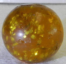 19899m Bigger Vintage German Handmade Mica Shooter Marble .83 Inches