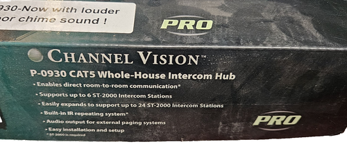 Channel Vision P-0930 CAT5 WHOLE-HOUSE INTERCOM HUB - Picture 3 of 5