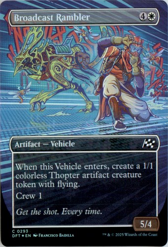 Broadcast Rambler (Borderless) Aetherdrift DFT Foil NM - Picture 1 of 2