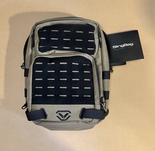 NEU Vaultek Tactical SlingBag für den Life Pod 2.0 VSBT-SD Sandstein mit Schloss