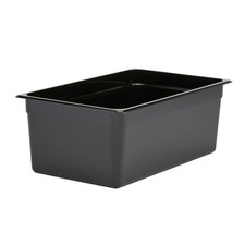 Cambro 18CW110 Full Size 8 in Deep Black Camwear Food Pan