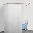 Utopia Alley LR1BN 68x28 in. Rustproof L-Shaped Corner Shower Curtain Rod - N...