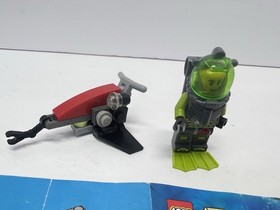 LEGO 8072 Atlantis Sea Jet Complete with Minifigure & Instructions