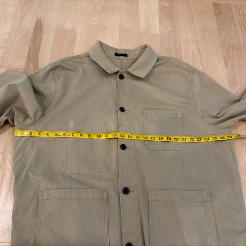 Old Navy Men’s 2XL TTG Tan Beige Chore Jacket Coat Workwear Utility Coat Canvas - Picture 2 of 6