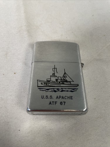 Vintage USS Apache ATF-67 Rothco Lighter - Picture 3 of 6