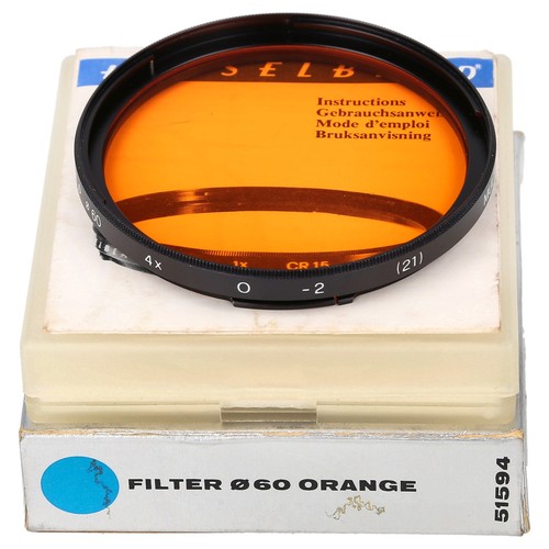 Hasselblad B60 Orange 4x O -2 for Distagon CF 50 60 Planar 80 CB Sonnar 150 250 - Picture 2 of 6