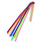 20 Pcs Ribbon Streamer Wedding Wands with Bells Party Favors Fairy Wedding Props