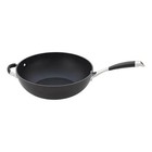 Stellar Wok Pan - Verve range, 28cm Non-Stick, Black Aluminium, Soft Grip