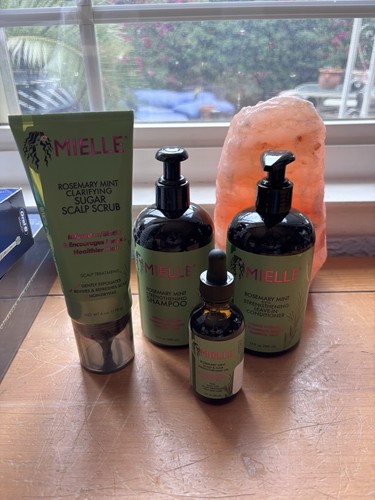 MIELLE Rosemary Mint Strengthening Hair Care Products 4 Piece Set