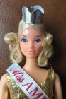 Vintage 70s Miss America Barbie Doll Mattel