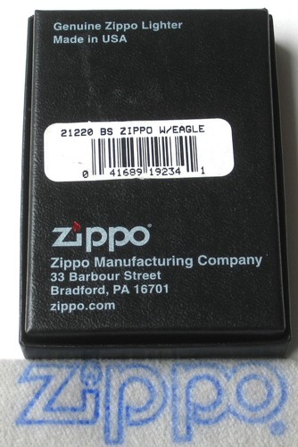 PREVIOUSLY COLLECTED Not Used BARRETT SMYTHE ZIPPO Pocket Lighter EAGLE Classic - Picture 7 of 7