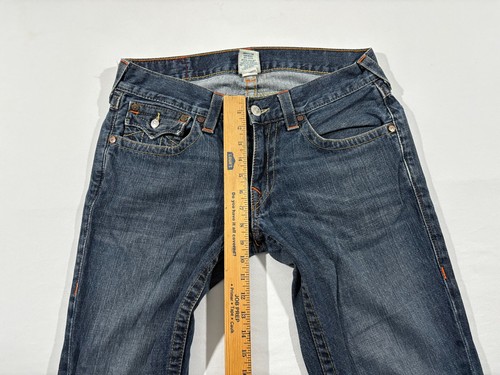 True Religion Y2K Joey Bootcut Dark Wash Denim Jeans Mens Sz 32 USA MADE VTG - Picture 6 of 15