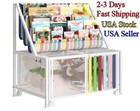 Kids Book Shelf with Storage, 3 Sling Bookshelf for Kids, Metal Book Shelf- NEW