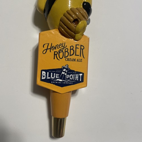 Honigräuber Blue Point Bär Pirat New York 11" Bier Zapfhahn Griff - DEFEKTE SPITZE - Bild 4 von 8