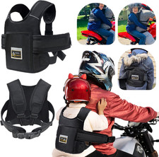 Child Motorcycle Safety Harness Reflective Strip Adjustable Kids Toddlers Aged