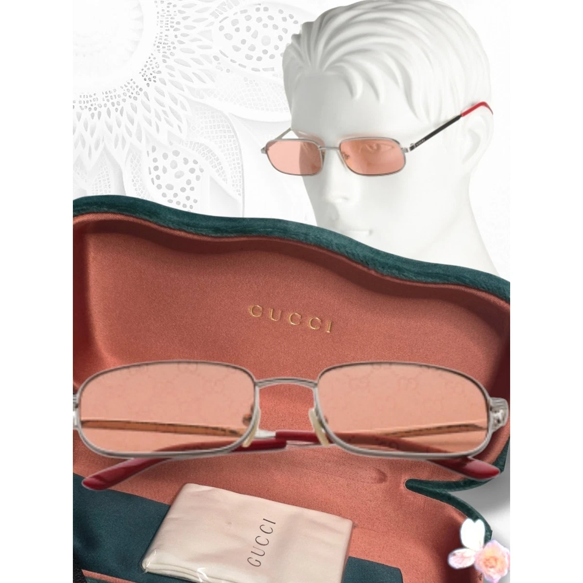 Gucci Red Sunglasses for Women for sale | eBay