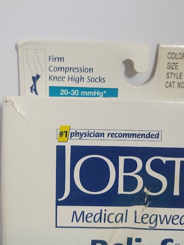 Calcetines de compresión Jobst Medical Legwear alivio hasta la rodilla beige medio - Imagen 5 de 13