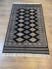 NEW Handmade Bokhara rug ORIGINAL WOOL/SILK  L161cmxW93cm