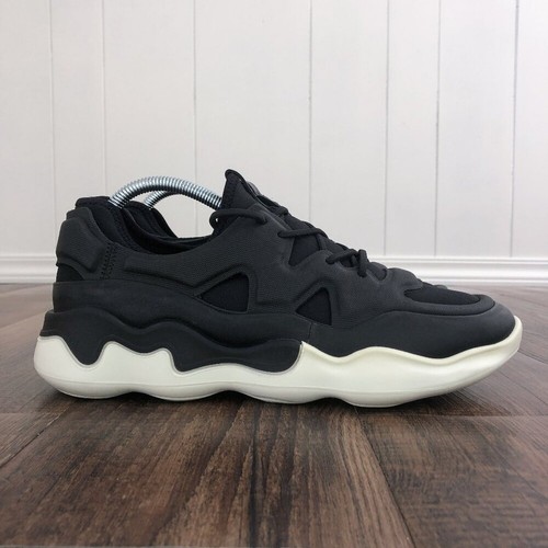 Ecco Womens Elo Sneaker Black Size 9-9.5 EU 40 Full Grain Leather Upper Modern - Picture 16 of 16
