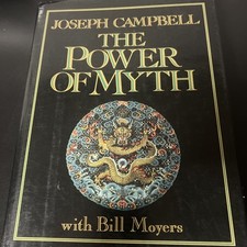 The Power of Myth Hardcover Book 1988 Illustratrated Joseph Campbell