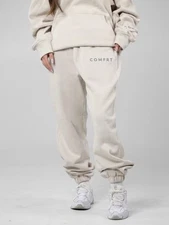 New Comfrt Tranquil Unisex Sweatpants Cotton Large L 